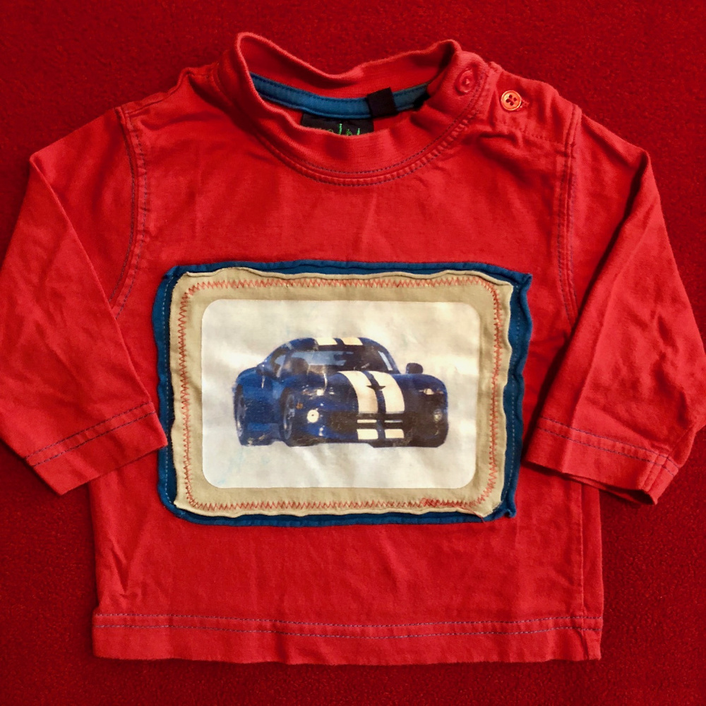 Mini Boden shirt with car